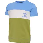 Hummel hmlGLAD BLOCK Baby-T-Shirt 7118 - silver lake blue 56