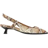 Via vai Slingpumps Damen Lea Elina Cobra Cognac-Schuhgröße 40