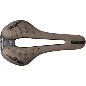 Selle Italia Flite Boost Gravel TI 316 Superflow, Fahrradsattel, Track, Braun, Einfarbig, Karbonfaser, Mikrofaser