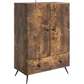 vidaXL Sideboard Räuchereiche 66 x 34,5 x 95 cm Holzwerkstoff