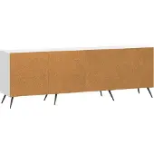 vidaXL TV-Schränk Hochglanz Weiß 150 x 31 x 50 cm Holzwerkstoff