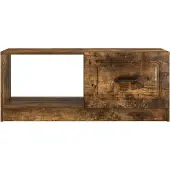 vidaXL Couchtisch Räuchereiche 90 x 50 x 37 cm Holzwerkstoff