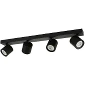 ITALUX SPL-31959-4B-BK Karlota Deckeneinbaustrahler/Spot 4xGU10 schwarz