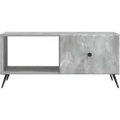 vidaXL Couchtisch Betongrau 90 x 50 x 40 cm Holzwerkstoff