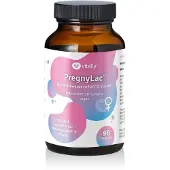 Vitelly PregnyLac Schwangerschaft Vitamine – 90 Kapseln – 19 Mikronährstoffe mit Folat, Eisen & Vitamin D3 – Schwangerschaft & Stillzeit