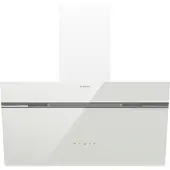 Klarstein Alina Dunstabzugshaube - 70cm Kopffreihaube, 600 m³/h Luftstrom, Touch Control, A , LED-Beleuchtung, Umluft & Abluft, Weiß
