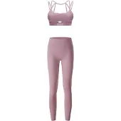 Yeaz HORIZON Sport-Top mit Cut-Outs, Raffung und gekreuzten Bändern für perfekten Support
