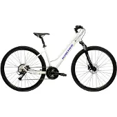 KROSS Crossrad "Crossrad Damen 28" Evado 4.0 grau 16 Gänge" 16 Gang Shimano ACERA M3020 Schaltwerk Kettenschaltung