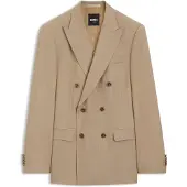 BOSS ONE Slim-Fit Sakko aus Schurwolle Grösse 44