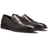 BOSS Loafer aus Leder mit Double-B-Monogramm Grösse 44