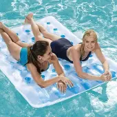 OEM Aufblasbares Doppel-Luftbett für Gäste Camping und Zuhause 193 x 142 cm