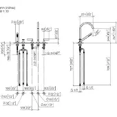 Dornbracht 27522819-42 Wannen-Fünflochbatterie VAIA 27522819