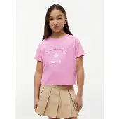 Tommy Hilfiger T-Shirt Sun Rhinestone KG0KG09458 Rosa Regular Fit