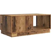 vidaXL Couchtisch Altholz 90 x 50 x 37 cm Holzwerkstoff