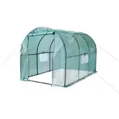 JUNGELMAR FLORAWORLD Folien-Gewächshaus, Stahlrohrgestell, LxBxH: 300x200x190 cm, grün - gruen