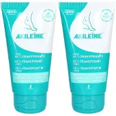 Akileine Anti-Transpirant Fußcreme 2x 2x75 ml Creme
