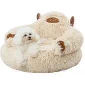 OEM Orthopädisches Hundebed L 69x69x36cm waschbar für kleine Hunde