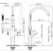 Dornbracht 25863661-26 Wannen-Einhandbatterie mit Standrohr