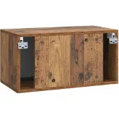 vidaXL Wandmontierter TV-Schrank Altholz 59,5 x 31 x 30 cm