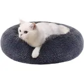 OEM Waschbare Hundebett Katzenhöhle 50cm Durchmesser Dunkelgrau