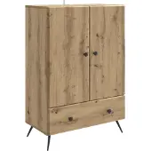 vidaXL Sideboard Artisan-Eiche 66 x 34,5 x 95 cm Holzwerkstoff