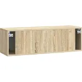 vidaXL Wandmontierter TV-Schrank Sonoma-Eiche 98 x 31 x 30 cm