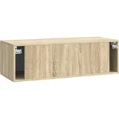 vidaXL Wandmontierter TV-Schrank 98 x 41 x 30 cm Sonoma-Eiche