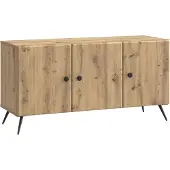 vidaXL TV-Schränk 99 x 34,5 x 50 cm Artisan-Eiche Holzwerkstoff