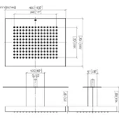 Dornbracht 41507979-85 JUST RAIN RB mit Deckenanbindung