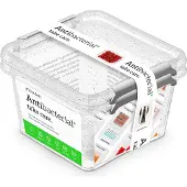 Orplast Aufbewahrungsbox Mit Deckel Antibakterielle Frischhaltedosen Aufschnittboxen Für Kühlschrank Meal Prep Sortierbox Boxen Aufbewahrung Organizer Box Büro Plastikbox Set 2X 1.15 L
