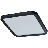 Azzardo AZ4169 Deckenleuchte SLIM 22 SQUARE 3000K IP44 schwarz