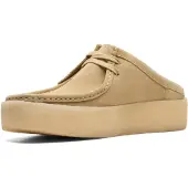 Clarks Hausschuh "Wallabee" aus recyceltem Wildleder