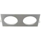 Azzardo AZ1737 Deckenleuchte Hugo 2 Downlight Aluminium