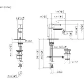 Dornbracht 33500671-19 Waschtisch-Einhandbatterie mit