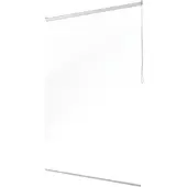 KS Handel 24 Basic Duschrollo Duschvorhang PEVA Transparent 130x240 cm