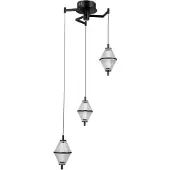 ITALUX LED-Hängelampe 15W FUENTE PND-34395-3-BK