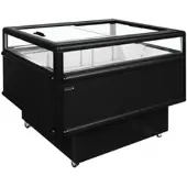 Tefcold Impuls-Kühl/Tiefkühlinsel in schwarz UHD201 /Black 200l Schwarz RAL9005