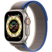 Apple Trail Loop Armband für Watch | 44/45/46/49 mm - Größe S/M - Blue / Grey