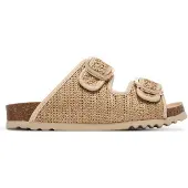 Scholl Noelle Damenpantolette, Textil, Beige, Damenschuhe, Topp - Damenschuhe Top Trends, Beige