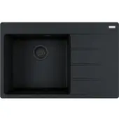 Franke Maris Centro Einbauspüle Fragranitspüle CNG 611-78 A Black Matt Drehknopf ab 50 cm 114.0658.592 - inkl.