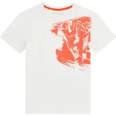 GUESS T-Shirt L6GI20 K8HM4 Weiß Regular Fit