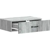vidaXL Wandmontierter Beistelltisch 59 x 34,5 x 17 cm Holzwerkstoff