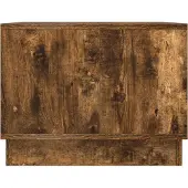 vidaXL Couchtisch Räuchereiche 90 x 50 x 37 cm Holzwerkstoff