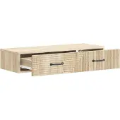 vidaXL Wandmontierter Beistelltisch 87,5 x 34,5 x 17 cm Holzwerkstoff