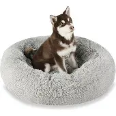 OEM Orthopädisches Hundebett, waschbar, rutschfest, XXL, 120cm, grau