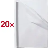 OTTO Office Thermobindemappen bis 60 Blatt Leinenstruktur weiß, 21.15x29.7 cm