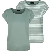 DENIMFY Top DFSophie 2er Pack in Grün | Gr.: S