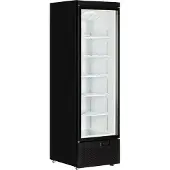 Tefcold Kühlschrank Atom Maxi C1DB mit 614 Liter - Selbstschließende, Umluftkühlung, schwarz