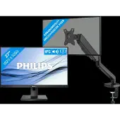 Philips 272B1G/00 + BlueBuilt Monitorhalterung Gasfeder für 1 Monitor