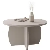 Mirjan 24 Couchtisch Tamisa, Wohnzimmer Kaffeetisch (Farbe: Sandbeige)